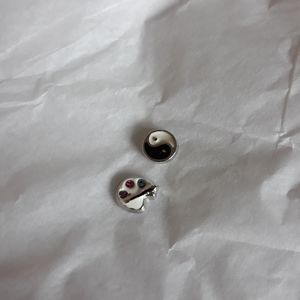 Origami Owl artist pallette and yin yang charms